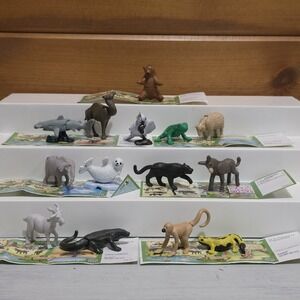 14 Pieces Animals Natoons 2023‎ Kinder Surprise Complete set VD286C -VT336